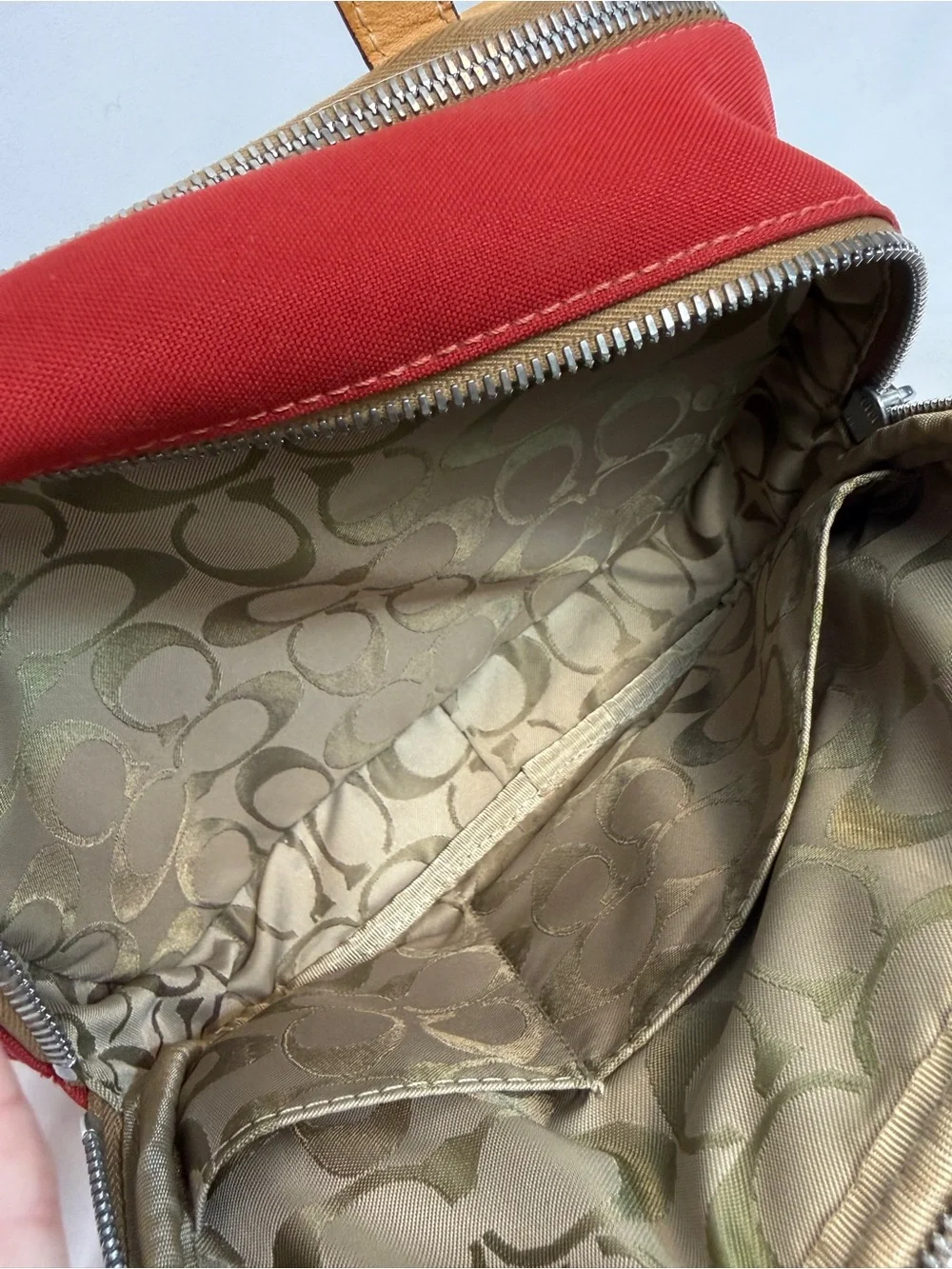 Vintage Coach Transatlantic / Voyage cosmetic satchel (Style 5971A)